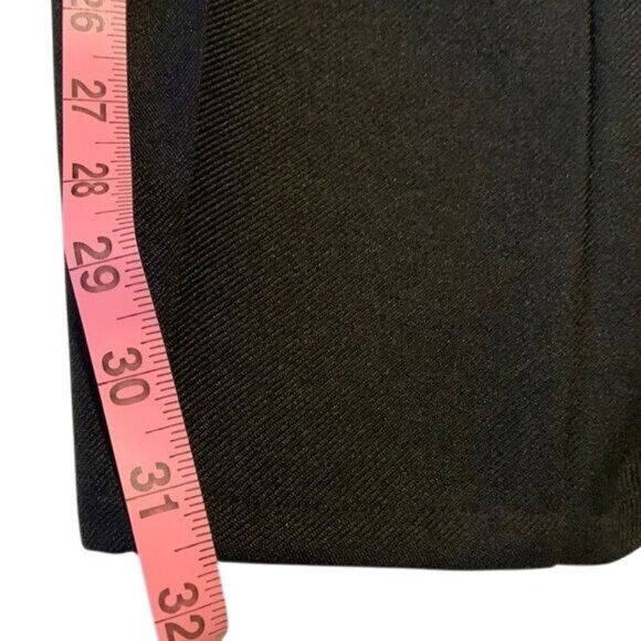 Wrangler Mens Black Dress Pants 35x32 Flat Front Pockets 100% Polyester Durable - Picture 9 of 9